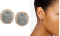 lonna & lilly Gold-Tone Oval Stone Stud Earrings
